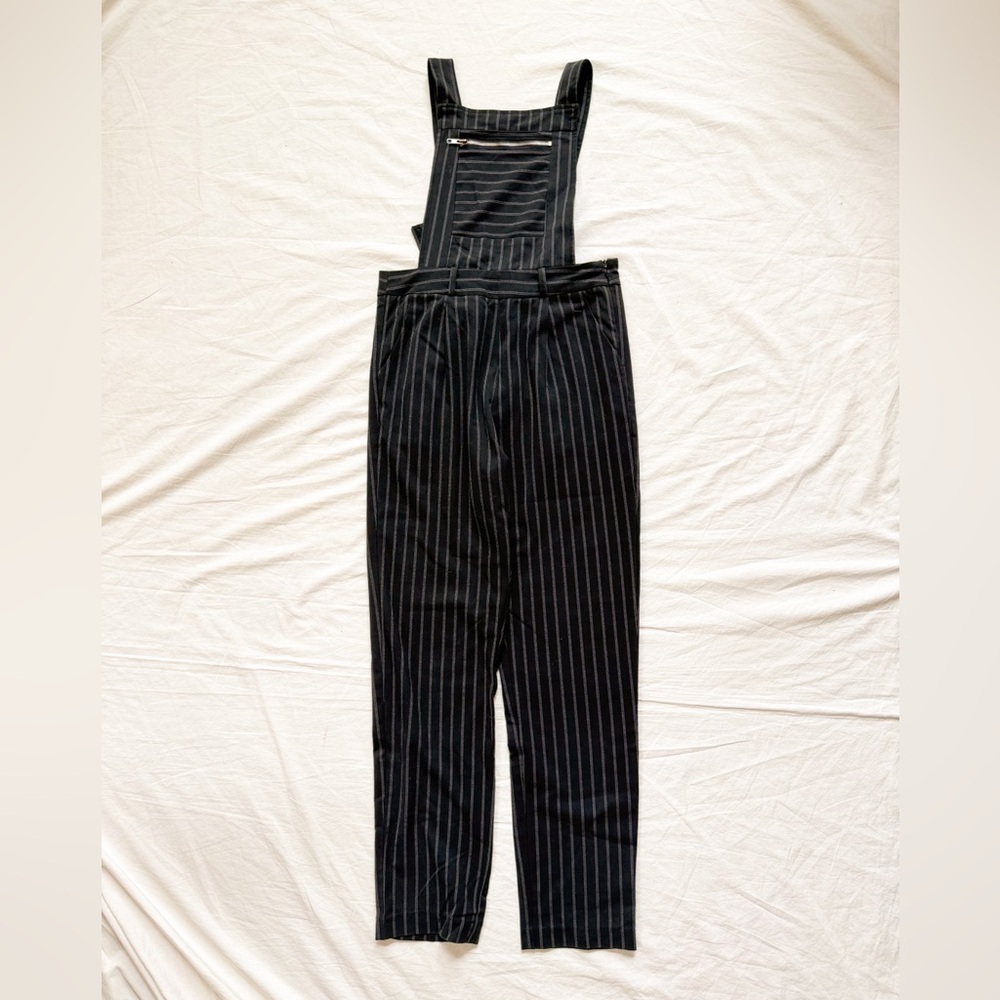 Black Striped Jumpsuit
